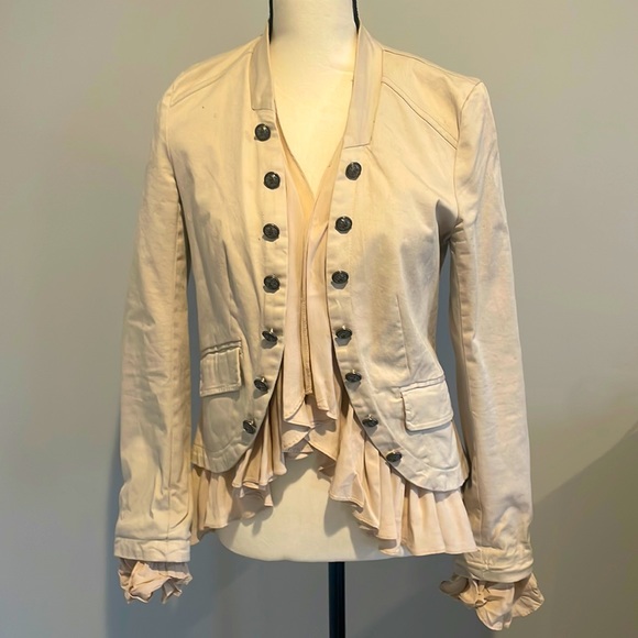 Free People Jackets & Blazers - Free people tan blazer trendy!!  Boho!  XS